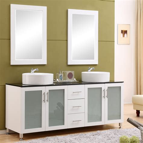 Double bathroom vanities are some of the most useful and impactful bathroom fixtures that can be implemented in a bathroom design. Brayden Studio Fraher 72" Double Bathroom Vanity Set with ...