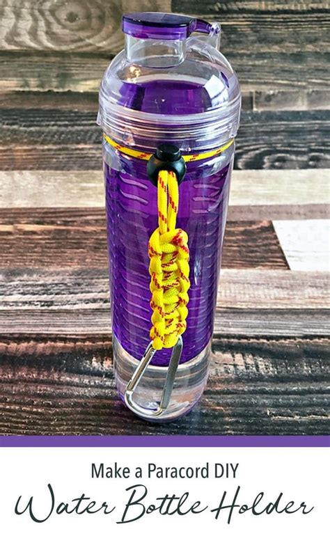 Maybe you would like to learn more about one of these? DIY Paracord Water Bottle Holders in 2020 | Water bottle holders, Diy water bottle, Paracord