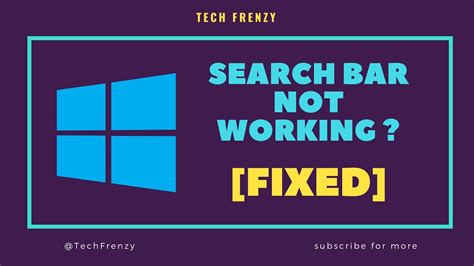 How To Fix Search Bar Not Working In Windows Easily Guide