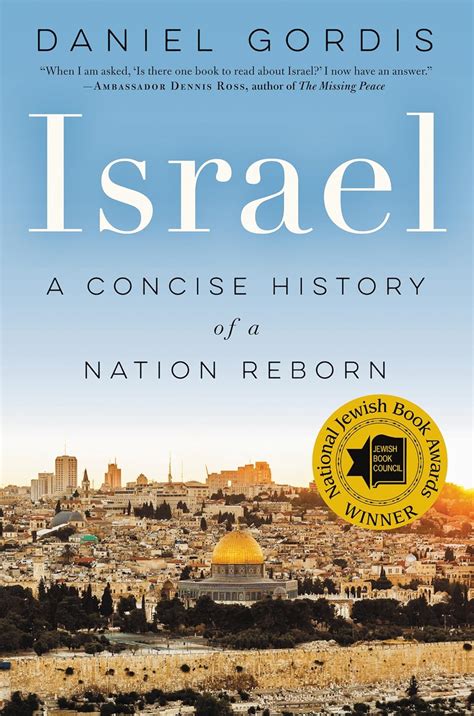 Israel A Concise History Of A Nation Reborn Gordis Daniel 9780062368744 Books