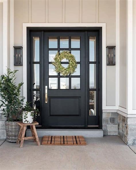Black Front Door Ideas To Up Your Curb Appeal Pella Windows Doors