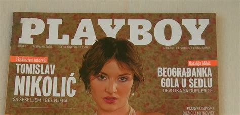Playboy Serbia Nr Natalija Mihic Natasa Markovic Serbio Etsy