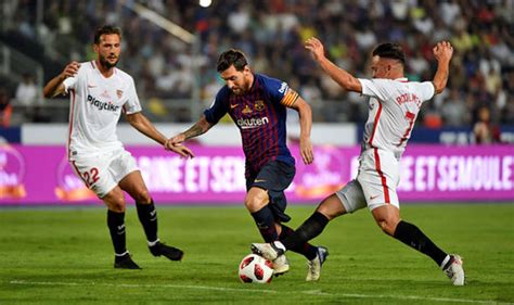 Dembélé sergi roberto munir cillessen chumi brandariz rafinha vidal. Sevilla vs Barcelona RESULT: Ousmane Dembele WINS Spanish ...