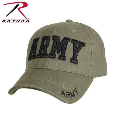 Rothco Deluxe Army Embroidered Low Profile Insignia Cap