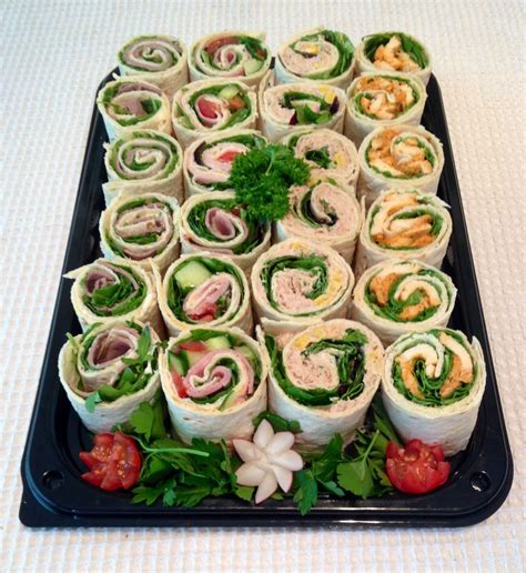 Assorted Wraps Lay And Leave Buffets