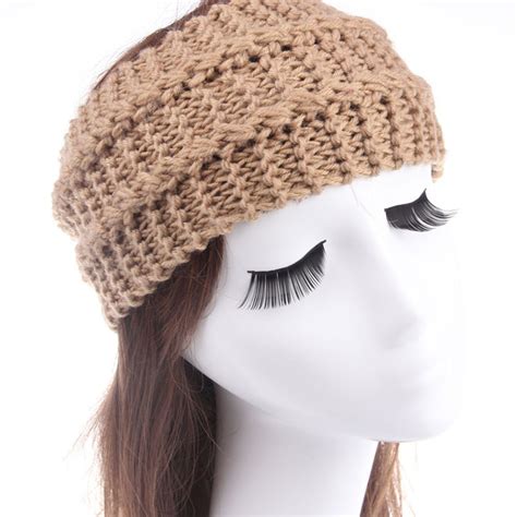 Fashion Winter Warm Women Crochet Knitted Braided Knit Wool Headband