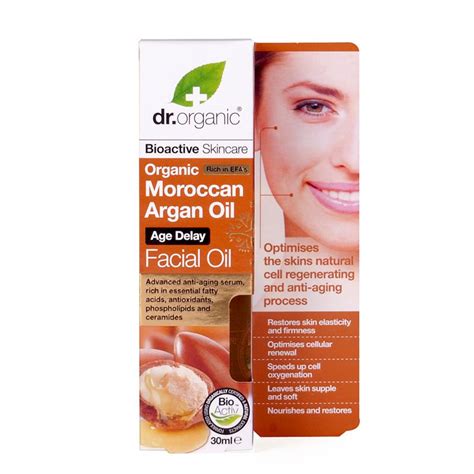 Dr Organic Moroccan Argan Oil Facial Oil Ml Pharmacycare