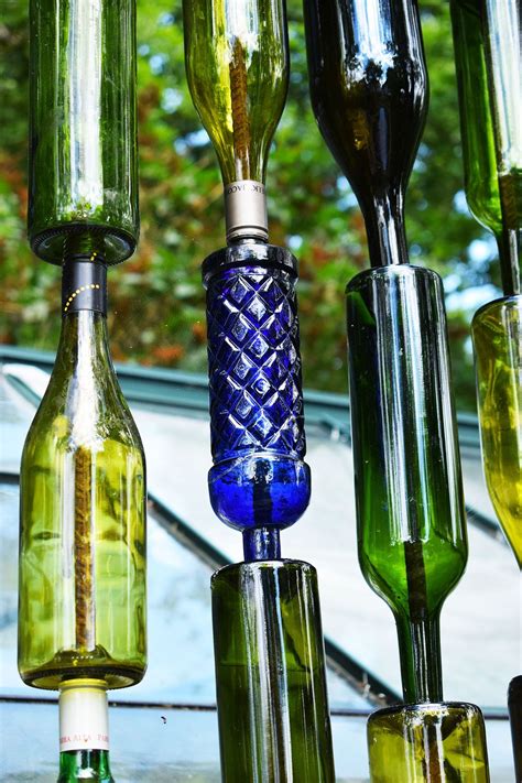 How To Make A Wine Bottle Screen Garden Feature Caradise Wine