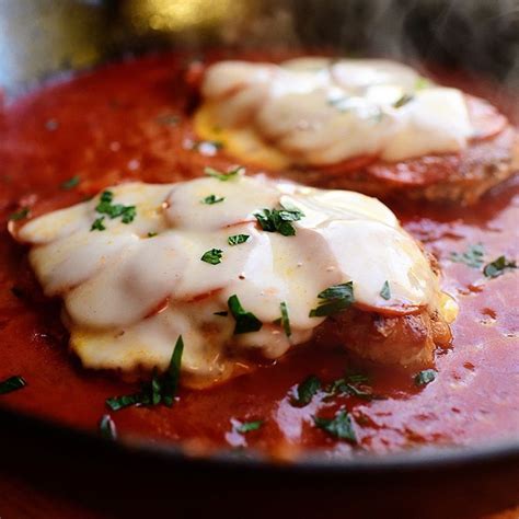 I cannot say i have had a lot of chicken and dumplings in my life. Chicken Parmigiana | Recipe | Pepperoni chicken, Chicken ...