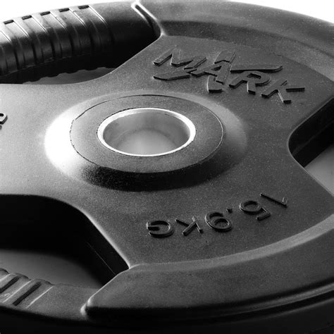 Xmark Tri Grip 65 Lb Set Olympic Plates One Year Warranty Weight
