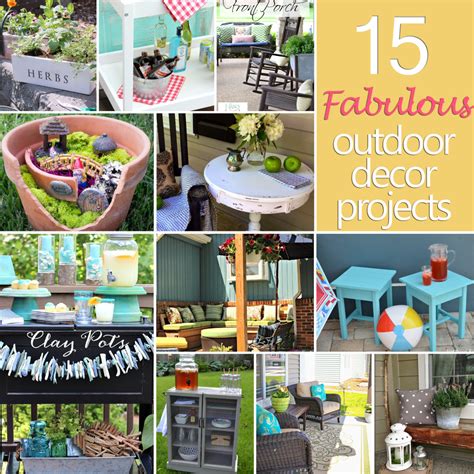 Outdoor decorating makes your patio, deck or other space more inviting. 15 Fabulous Outdoor Décor Projects | Confessions of a ...