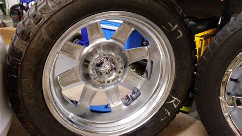 Chrome 20″ 6 Lug Wheels And Tires For Chevygmc