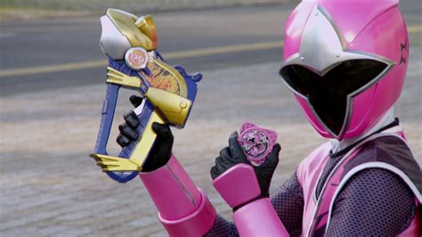 Sarah Thompson Pink Ninja Steel Ranger Morphin Legacy