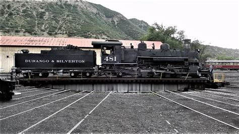 Turntable To Roundhouse Durango And Silverton Narrow Gauge Railroad Youtube