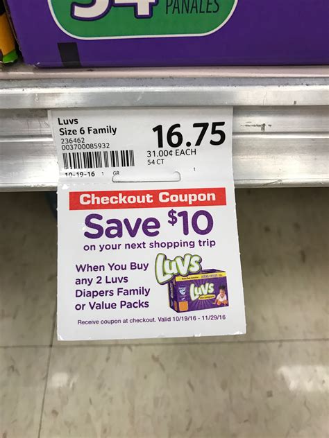 Luvs Coupon Box Of Diapers 875 Southern Savers