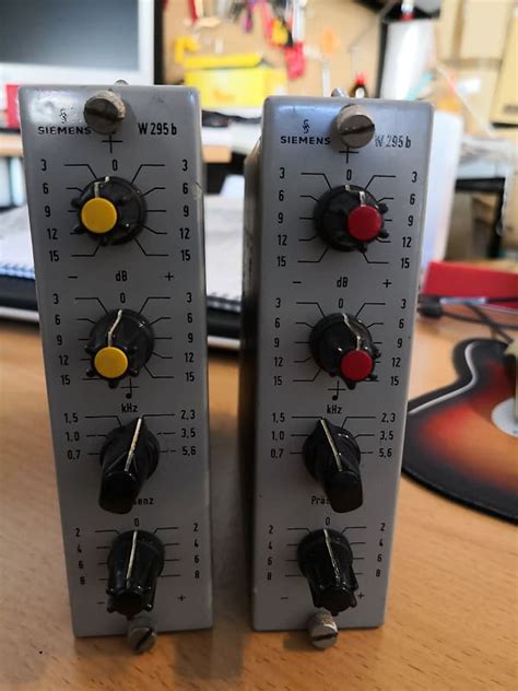 2x Siemens W295b Vintage Eq 1960s Reverb