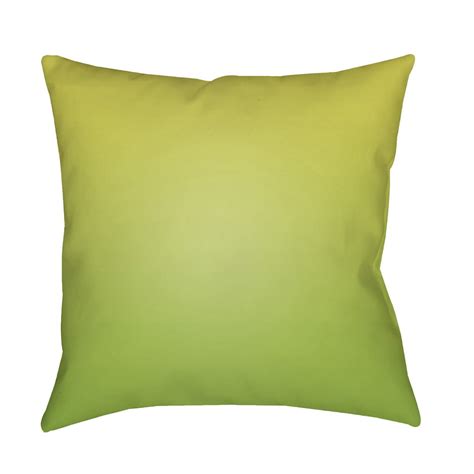 20 Lime Green Solid Square Throw Pillow Cover With Knife Edge