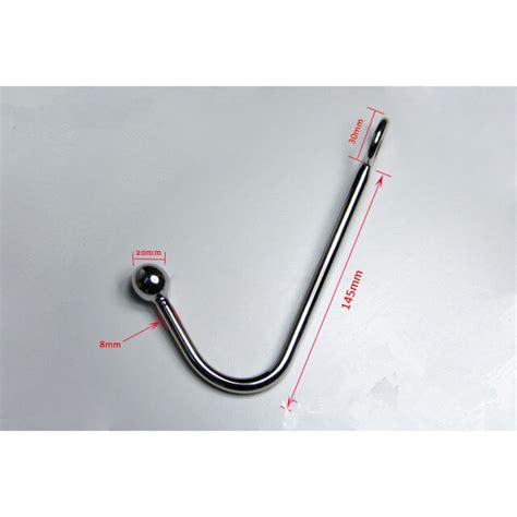 Small Stainless Steel Anal Hook Metal Butt Plug Anal Dilator Anal Plug