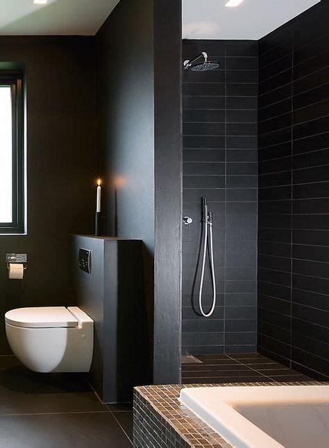 69 Almost Pure Black Bathroom Design Ideas DigsDigs