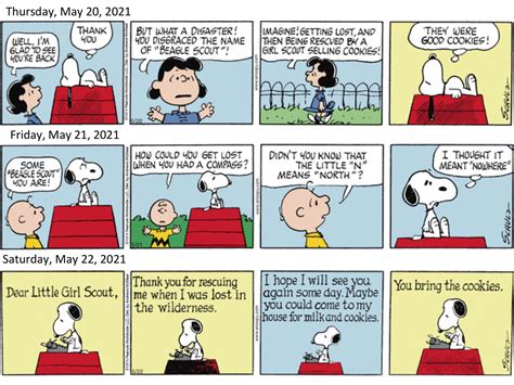 Today S Peanuts Comic Saturday May 22 2021 Daily Strips For 5 20