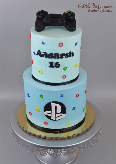 Ps4 Theme Cake Edible Perfections