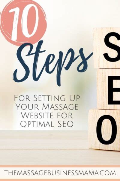 Setting Up Your Massage Website For Optimal Seo The Massage Business Mama
