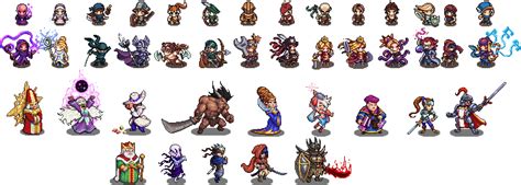 All The Finished Heroes Indie Game Art Indie Games Rpg Character