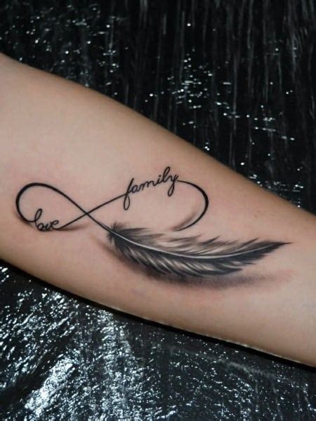 Discover 91 About Infinity Feather Tattoo Designs Super Hot Indaotaonec