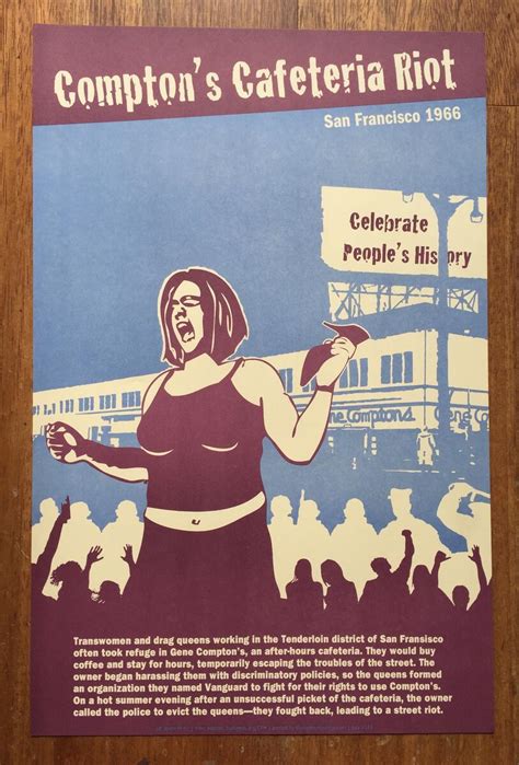 Comptons Cafeteria Riot Poster Microcosm Publishing