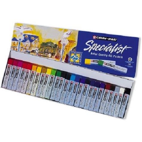 Sakura Specialist Oil Pastels Set Of 25 Assorted Colors Esp 25 Hndmd