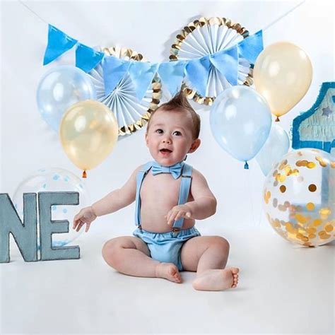 Baby Blue Cake Smash Outfit Boy 1st Birthday Outfit Boy Cake Etsy