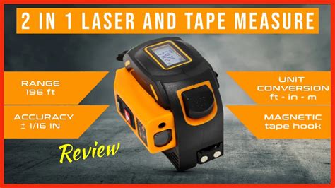 Laser Tape Measure Review 2 In 1 Laser Tape Measure And 16ft Tape