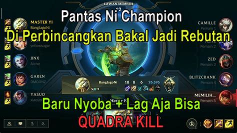 Master Yi Champion Bakal Jadi Most Pick Gameplay Coba Bisa Quadra