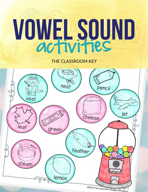 Short And Long Vowels The Classroom Key