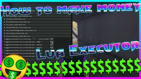 Tutorial Fivem How To Make Money With Lua Executor 2020 With Hot Sex