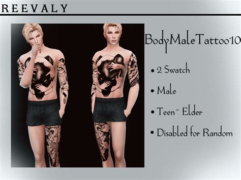 Reevalys Body Male Tattoo 10