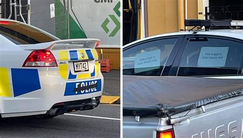 Revealed Why Was A Fake Police Car Cruising Around Wellington Newshub