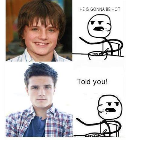 i told you so hunger games humor josh hutcherson hunger games