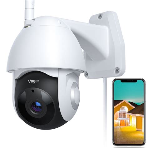 Voger 360 View Wifi Outdoor Security Camera 1080p With Ip66