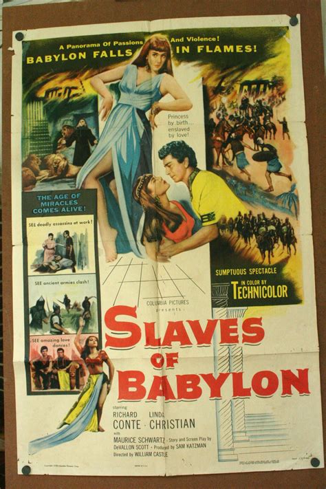 Slaves Of Babylon 1 Sheet Original Vintage Movie Posters