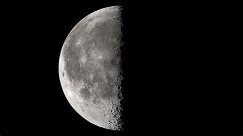 Third Quarter Moon Photograph By Nasas Scientific Visualization Studio