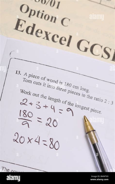 Edexcel Gcse Maths Exam Paper Question And Answer Showing Working Out Hot Sex Picture