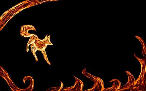 Wolf Fire Wallpapers Wallpaper Cave