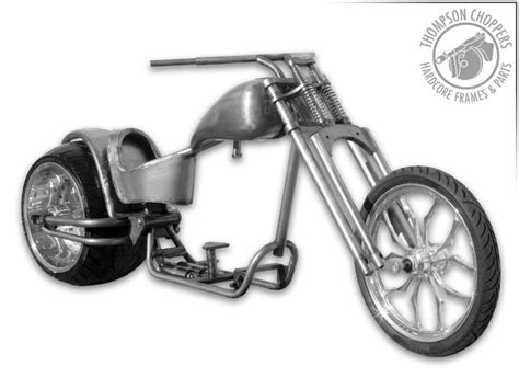 Rollers Rolling Motorcycle Chassis Custom Bike Parts Chopper