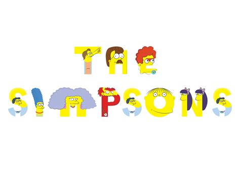 The Simpsons Personal Font On Behance