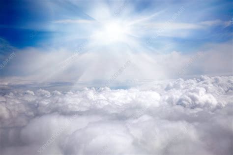 Sun Above Clouds Stock Image C0382225 Science Photo Library