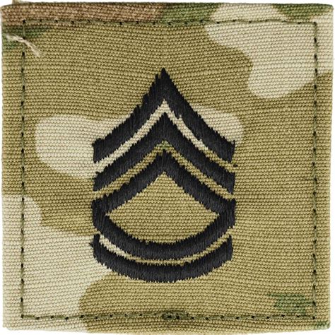 Army Rank Sergeant First Class Sfc Hook And Loop Ocp 2 Pc Enlisted