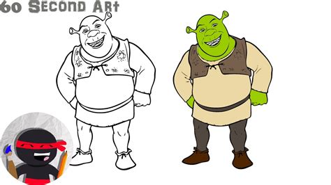 New How To Draw Shrek Shrek Youtube
