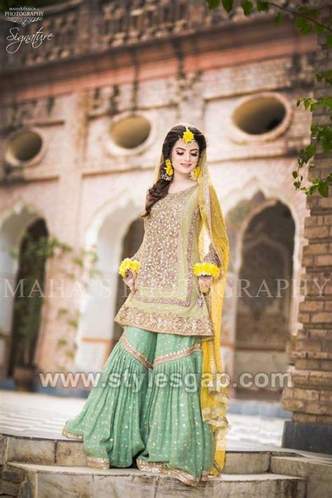 Latest Bridal Mehndi Dresses Wedding Collection 2023 2024 Asian