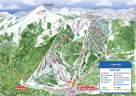 Ski Apache Piste And Ski Trail Maps